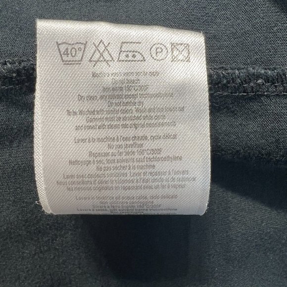 J. Lindeberg Polo Shirt Large Mens Black Green Short Sleeve Stitch‎ Logo Cotton - Picture 11 of 11